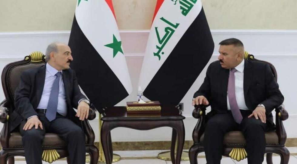 ورود وزیر کشور سوریه به بغداد
