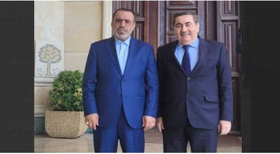 دیدار و رایزنی سرکنسول ایران در اربیل با هوشیار زیباری