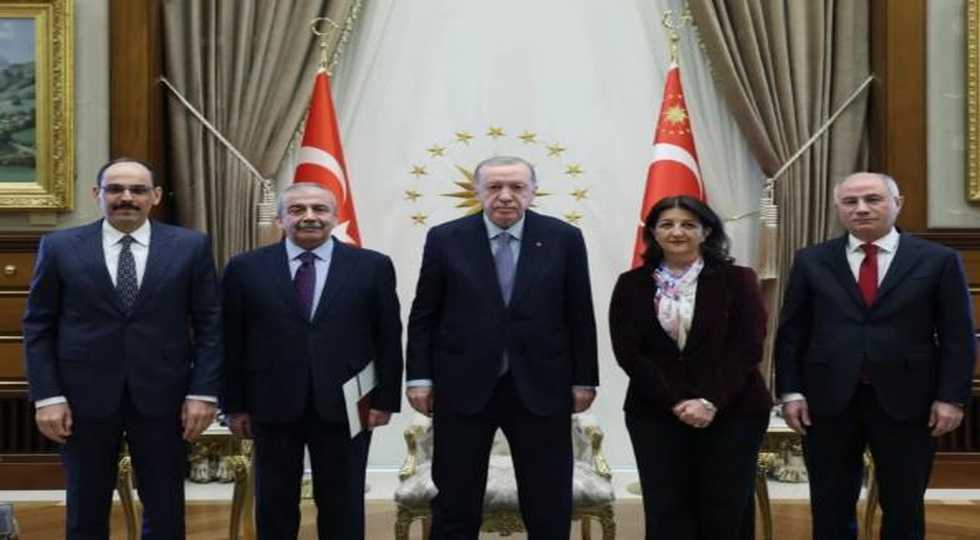 هەفتەی داهاتوو ئەردۆغان لەگەڵ شاندی ئیمرالی دەم پارتی کۆدەبێتەوە