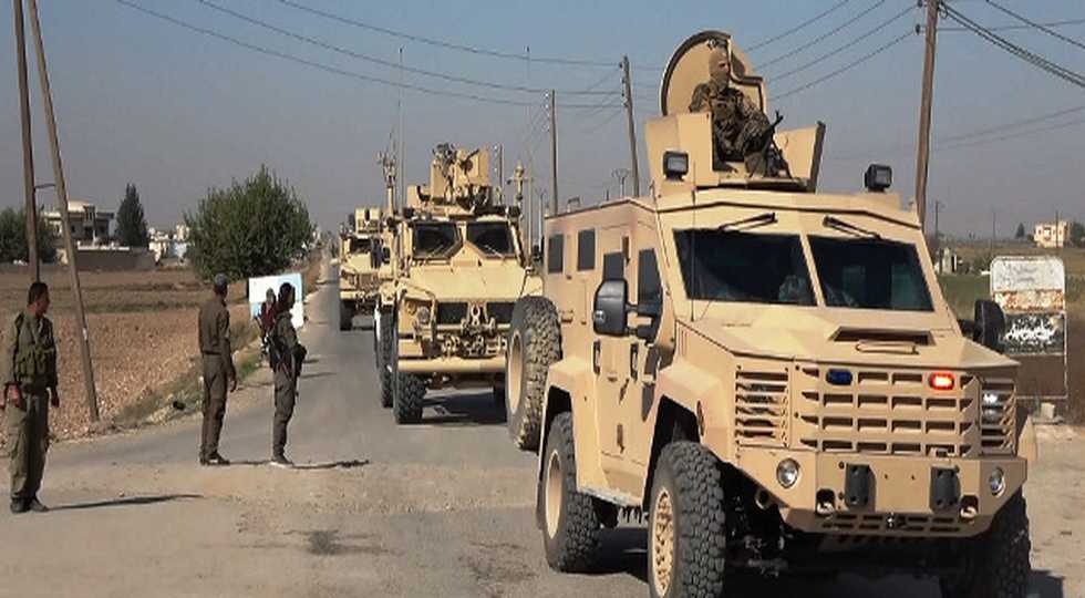 پس از چهار سال؛ گشت مشترک ائتلاف بین‌المللی و نیروهای دموکراتیک سوریه نزدیک مرزهای ترکیە