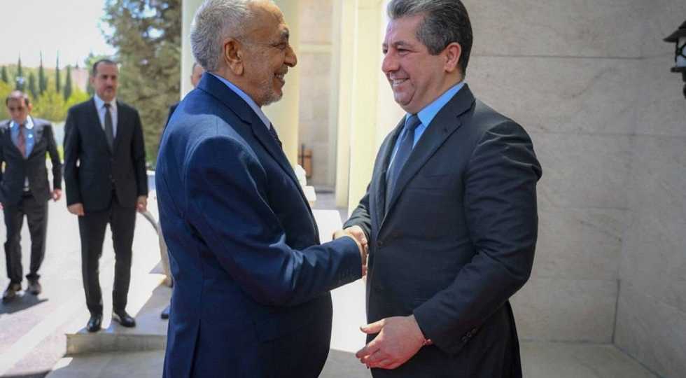 تاکید بارزانی و مشهدانی بر اهمیت حل‌وفصل مشکلات میان اقلیم کردستان و عراق 