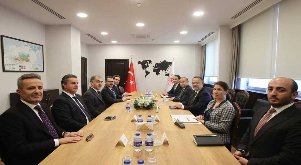 دیدار هیئتی از اقلیم کردستان با معاون وزیرخارجە ترکیە