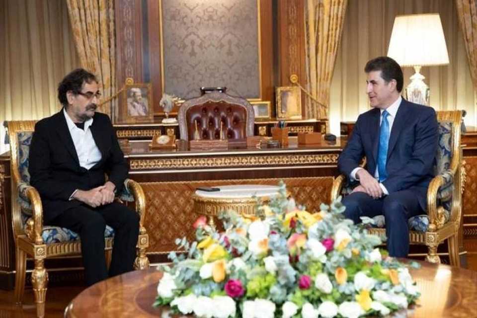دیدار شهرام ناظری با نچیروان بارزانی