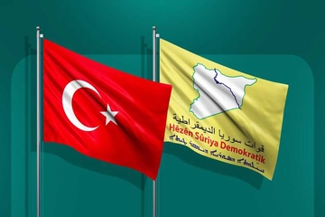 مذاکرات آتش بس میان نیروهای سوریە دمکراتیک و ارتش ترکیه 