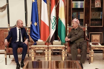 مەسعود بارزانی بانگهێشتی پاریس کرا