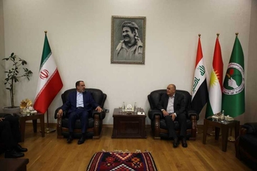 دیدار سخنگوی اتحادیە میهنی کردستان با سرکنسول ایران در اربیل