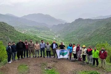 گەشتی نیشتیمانی گوڵە شلێرەکان لە لایەن گرووپی هەردەوانی گەرمیان