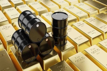 زێڕ بەرزبووەوە، نەوتیش دابەزی