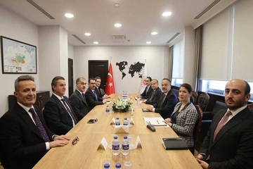 دیدار هیئتی از اقلیم کردستان با معاون وزیرخارجە ترکیە