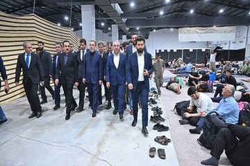 تصاویر پذیرایی از زائران اربعین در اربیل